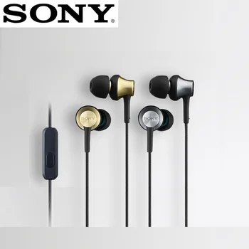 Originalus SONY EX650AP Ausines In-Ear Metalo Ausinių Su Mikrofonu Už XPERIA 1 10 Plius XZ1 XZ2 XZ3 Premium X XA1 XA2 XZ