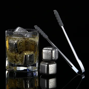 Nerūdijančio Plieno Daugkartinio Naudojimo Ledo Kubeliai Šaldytų Ledo Blokus Maker Viskio Ice Cube Maker Naudinga Vyno, Alaus Aušintuvas