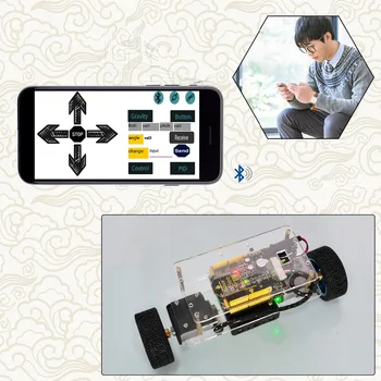 Keyestudio Savarankiškai Balansavimas Automobilių Rinkinys Arduino Robotas/KAMIENINIŲ Rinkiniai Žaislai Vaikams /Kalėdų Dovana