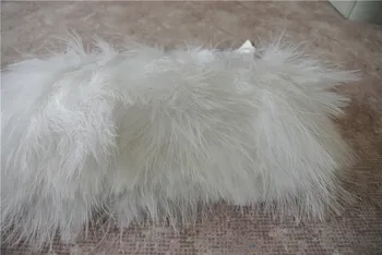 10 metrų baltą marabu plunksnų pakraštyje apdaila Turkija Pūkas Plunksnų Apdaila pakraštyje 7-10cm pločio siuvimo dekoro tiekimo