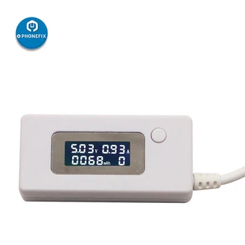 USB Testeris Detektorius Maitinimo Banko Kompiuterį, Telefoną Ammeter Skaitmeninis Ekranas su LCD Ekranu Talpa Srovė Bandymo Matuoklis