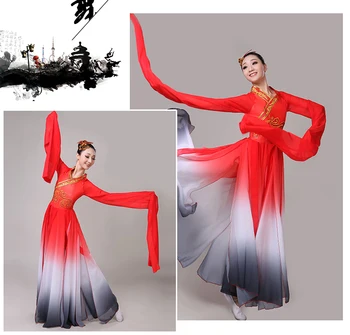 Kostiumas Hanfu hmong klasikinis kostiumas moterų rankovėmis pasakos šokio kostiumai rankovėmis šokio kostiumą už moteris
