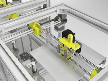 1Set Hiperkubo Evoliucija 3D Spausdintuvą, Metalinis Rėmas Išspaudimas su aparatūros komplektas X300 x Y300 x Z300 spausdinti lova srityje