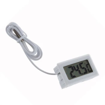 Skaitmeninis LCD Termometras tikslūs Elektroniniai Termometers Su Zondas 1M Laidas Matavimo Temperatūra -50~ 110 Laipsnio Akvariumas