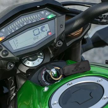 Už Kawasaki Z1000 Z1000SX Modelių Motociklų Keychain karvės odos Žiedas raktams