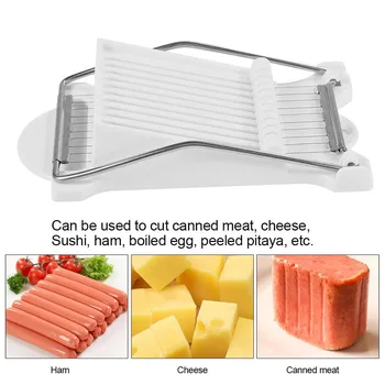 Pietūs-Mėsos Peilis 10 Nerūdijančio Plieno Vielų Slicer Maisto Cutter Virtuvė Įtaisą Sūrio, Kiaušinių, Daržovių, Vaisių Minkštas Maisto Suši