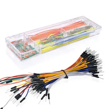 HiMISS Elektronikos Pagrindinio Starter Kit su 830 Kaklaraištis-taškų Breadboard Kabelis Rezistorius, Kondensatorius LED Potenciometras