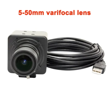 HD Aptina CMOS AR0130 Mažai lengvosios Pramonės Usb endoskopą kamera 1.3 mp Webcam Camera su 5-50mm Rankinis priartinimas Varifocal lens