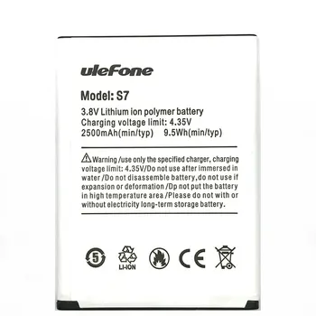 2VNT Naujos Originalios Aukštos Kokybės Ulefone S7 Baterija Ulefone S7 Mobiliuoju Telefonu + Stebėti Kodas