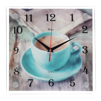 Sieninis Laikrodis, Serija: virtuvės, kavos puodelis, 25x25 cm 3979119