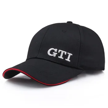 Automobilis Golf GTI Medvilnės Tėtis Skrybėlę Automobilių Sporto Išsiuvinėti Beisbolas Bžūp Snapback Saulės Skrybėlę Mados Atsitiktinis Reklamos Skydelis Lauko Kepurės