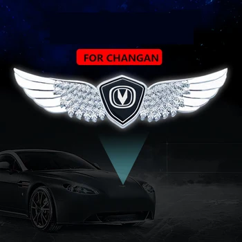 3D metalo ženklas automobilio kapoto angelas emblema įklija, Changan CS15 CS35plus CS55plus CS75PLUS CS95, Automobilių gaubtu angelas emblema lipdukas