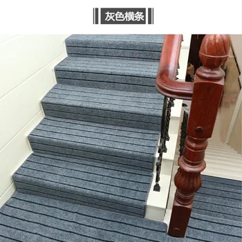1 vienetų, neslidžia viskozė kilimas laiptais, protektoriaus kilimėlis, pagalvėlė laiptai, laiptai kilimas laiptais apsauginis dangtelis namų puošybai