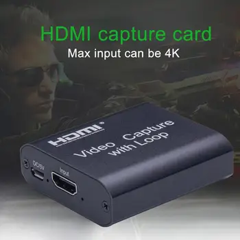 4K 1080P Vaizdo plokštė Hdmi USB 3.0 Užfiksuoti Kortelės Diktofonas Lauke Prietaiso HD Kamera Live Transliacijos Vaizdo Įrašymo