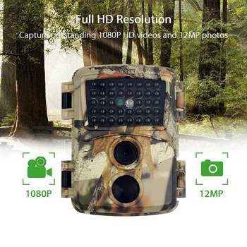 PR600 Medžioklės Kamera, Foto Spąstus 12MP Wild-gyvenimo Takas Naktinio Matymo Takas Terminio Vaizdavimo Vaizdo Kameros Medžioklės Skautų Žaidimas