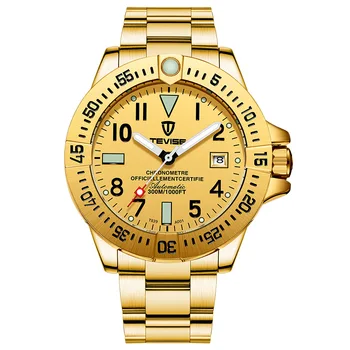 TEVISE Prekės ženklo Vyrai Mechaniniai Laikrodžiai Prabanga Švytinčios Automatinis laikrodis Vyrų Laikrodis Verslo Vandeniui Laikrodis Relogio Masculino