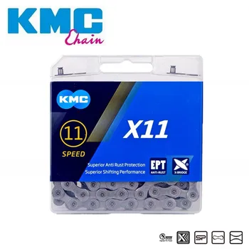 KMC Originalus X11 Grandines, 118 Nuorodų Ciklo Derailleur Grandinės 11 Greitis Kalnų MTB Kelių Dviračių Grandinės