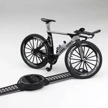 Dubee Lydinio Dviračio Modelis Diecast Metal Piršto Kalnų dviračių Lenktynių Žaislas Sulenkti Kelių Modeliavimas Surinkimo Žaislai vaikams