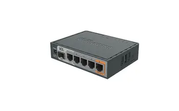 MikroTik RB760iGS hEX S ROS Gigabit Ethernet Maršrutizatorius su 1xSFP Uosto, 5x10/100/1000Mbps Uostuose,