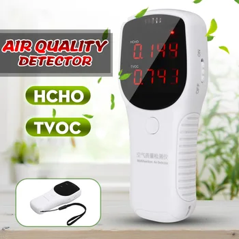 Skaitmeninis Formaldehido Daugiafunkcinis Detektorius Dujų Analizatoriaus HCHO TVOC Testeris Oro Kokybės Monitorių už Namų ūkio Automobilio Lauko