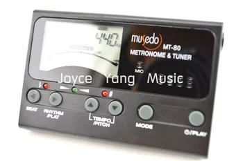 Musedo MT-80 3 1 Chromatines Gitara Bass Tuner/Metronome/Tono Generatorius Nemokamas Pristatymas