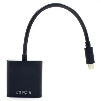 USB3.1 C Tipo į VGA Adapteris, Laidas USB-C Male VGA Moterų Perkelti Vaizdo Keitiklis 1080P 