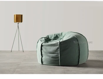 Modernaus Dizaino minkštas Audinio maišą pupelių Kėdė, Sofa, gražus Mados populiarus gyvenimo kambario baldai, minkšti pupų Sofa-lova, kėdės 1PC