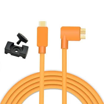 USB-C 3,0 Micro-B 1,5 m-10m (ryškūs Oranžinės spalvos) USB3.1 Interneto Linija USB3.0 Duomenų kabelis alkūnė Tipas-c online šaudymo kabelis