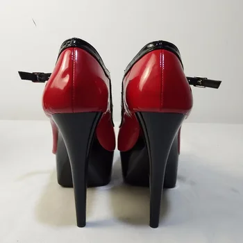Vieną batai platformos žuvų burna batai 5 cm seksualus adatos (stiletai) spalva gabalas 15 cm super aukštakulniai moteriški bateliai