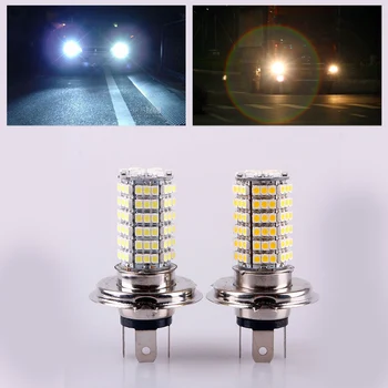 Naujos Transporto priemonės 3528 102 SMD LED, Šiltai Balta Rūko Žibintų Lempos Lemputė 12V #47085