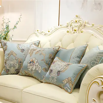 Šiuolaikinės mėlyna geometrinis pagalvę/almofadas atveju suaugusiųjų,europos dizaino sėdynės atlošo pagalvėlė padengti 45 50 60,dekoratyvinis mesti pagalvės užvalkalą