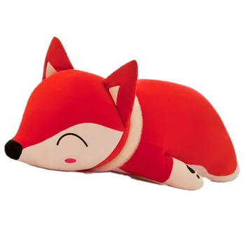 Naujos Fox Lėlės Pliušinis Žaislas Miega Pagalvę iškamša PlushToy Vaikams, Minkšti Kimštiniai Žaislai, gimtadienio dovanos