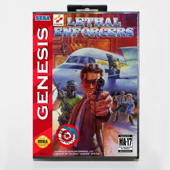 Mirtina Vykdytojams Žaidimas Kasetė 16 bitų MD Žaidimo Kortelės Su Mažmeninės Langelyje Sega Mega Drive Genesis