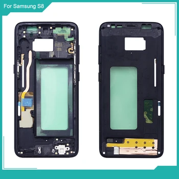 Netcosy Samsung S8 G950 S8 Plius G955 Vidurį Rėmo Plokštės Bezel Korpuso Dangtis Replacemenrt 