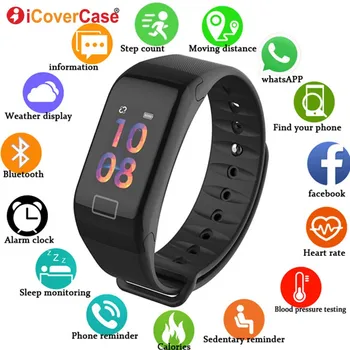 Smart Watch Širdies Ritmo Fitness Tracker Apyrankę Rankogaliai Samsung Galaxy J4 J6 J8 J3 Skyrius J5 J7 2017 A3 A5 A6 A7 A8+ A9 2018