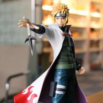 28cm Anime Naruto GK Minato Namikaze Statula PVC Veiksmų Skaičius, Statulėlės Rinkimo Modelio Apdailos Žaislas, lėlė dovanos T30
