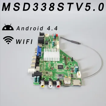 1G & 4G MSD338STV5.0 Pažangi Belaidžio Tinklo TELEVIZIJOS Vairuotojo Lenta Universalus LCD Lenta+2 Lempos Inverter+7k Mygtuką