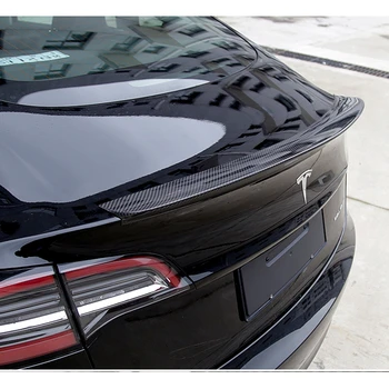 Už Tesla Model 3 2017-2020 galinio sparno spoileris, Kamieno Įkrovos Sparnus spoileris anglies pluošto 3M koloidų įrengimas