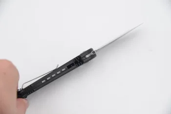 JUFULE MT2017 Underwather Flipper lankstymo Elmax ašmenys Aliuminio rankena lauko taktinių kempingas medžioklės EDC įrankis virtuvės peilis