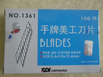 Airlfa už 100 vienetų SDI 1361 trimitas mentės kampas popieriaus pjaustytuvas skustuvo ašmenimis aper peilis pjovimo SK2+Cr specialaus plieno japonijoje