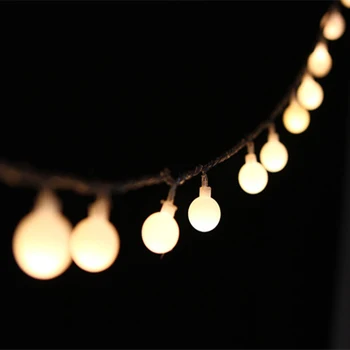 Girlianda Led Styginių šviesos 20-50 mini Kamuolys 9 Spalvos Romantiškas kalėdų Atostogų namo šalis dekoro fantastišką naktį šviesos Žibinto IL