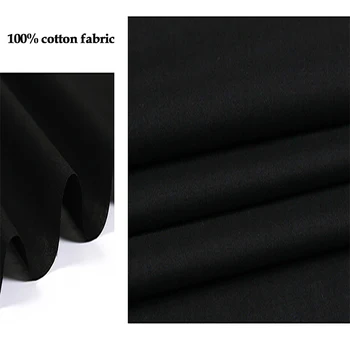 150cm*100cm Big deal! medvilnės audinio gryna juoda šilko medžiagos suknelė pamušalas medvilnės audinys lengvas, minkštas antdėklai