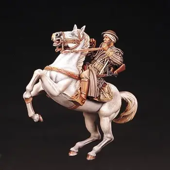 1/35 prancūzų Kolonijinės Kavalerijos karys su žirgų žaislas Derva Modelis Miniatiūrų Rinkinys unassembly Unpainted