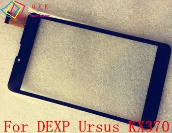 10 vnt Black 7 Colių Dexp ursus KX370 tablet pc capacitive jutiklinis ekranas stiklas, skaitmeninis keitiklis skydelis Nemokamas pristatymas