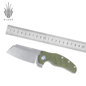 Kizer sulankstomas peilis C01C XL aviganis V5488C2 išgyvenimo peilis nauja 154cm plieno g10 peilis aukštos kokybės rankiniai įrankiai