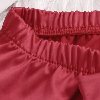 Vasarą Moterys Miego Šortai Šilko Satino Pižama Kelnės Spausdinimo Miego Likučius Miego Dėvėti Miega Moterų Ištaigingas Dėvėti Sleepwear