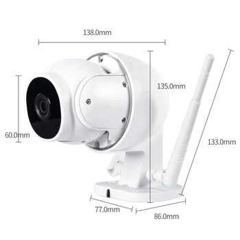 HD 1080P Mini High Speed Dome Wifi PTZ Kamera 360° Nuotolinio Peržiūrėti Kėbulo Stebėjimo Saugykla Debesyje, Onvif Saugumo VAIZDO stebėjimo, IP Kameros