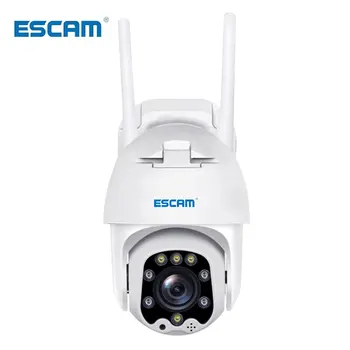 ESCAM QF288 1080P Pan/Tilt/8X Zoom AI Humanoidų aptikimo Debesys Saugojimo Vandeniui Wi-fi IP Kamera su Dviejų krypčių Garsas