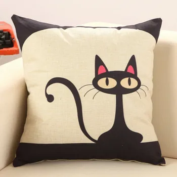 BZ032 Kūrybos Juosmens Pagalvę Animaciją kačių be vidinio dekoratyvinis mesti pagalvės kėdės sėdynė namų dekoro ir namų tekstilės dovana