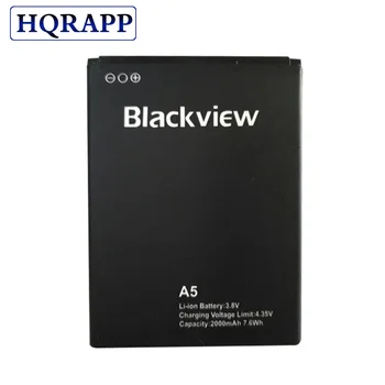 HQRAPP Už Blackview A5 Akumuliatorius 2000mAh atsarginę Bateriją Pakeisti Blackview A5 Išmaniųjų Telefonų Sandėlyje